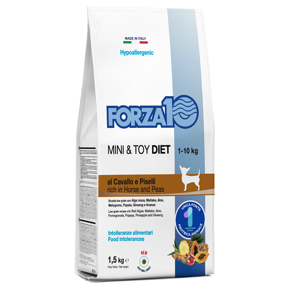 Forza10 Diet Dog 1,5kg Horse & Peas Mini & Toy Forza10 Droog hondenvoer