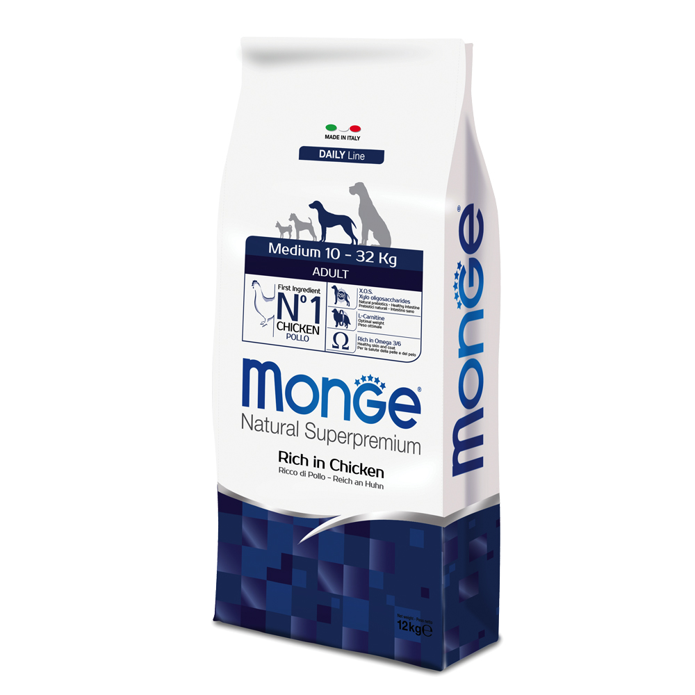 Monge Superpremium Dog Monge Super Premium Adult Hond Medium - 12 kg