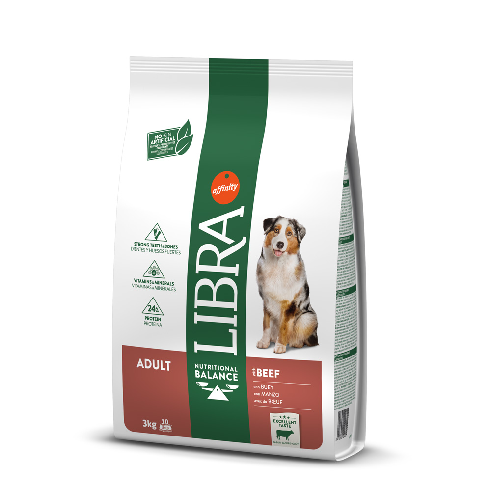 Affinity Libra 3kg Libra Dog Adult Rund hondenvoer droog
