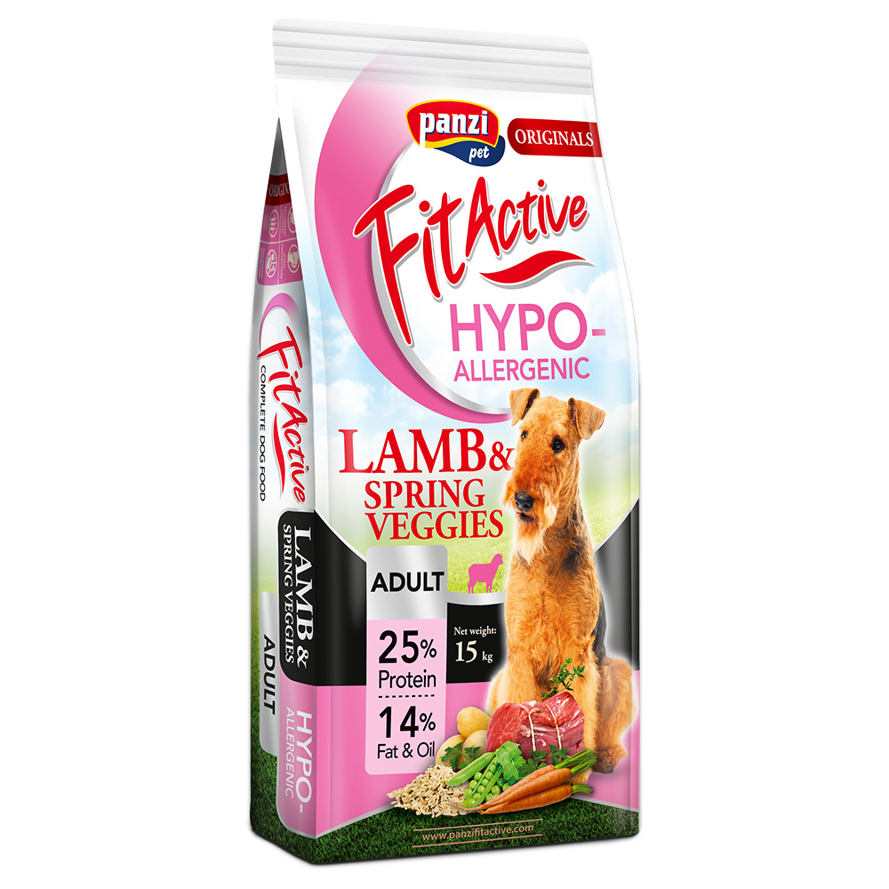 FitActive 15 kg  Originals Adult Hypoallergenic Lam hondenvoer droog