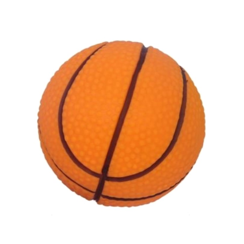 Nobleza Honden piepspeeltje basketbal 6,5cm