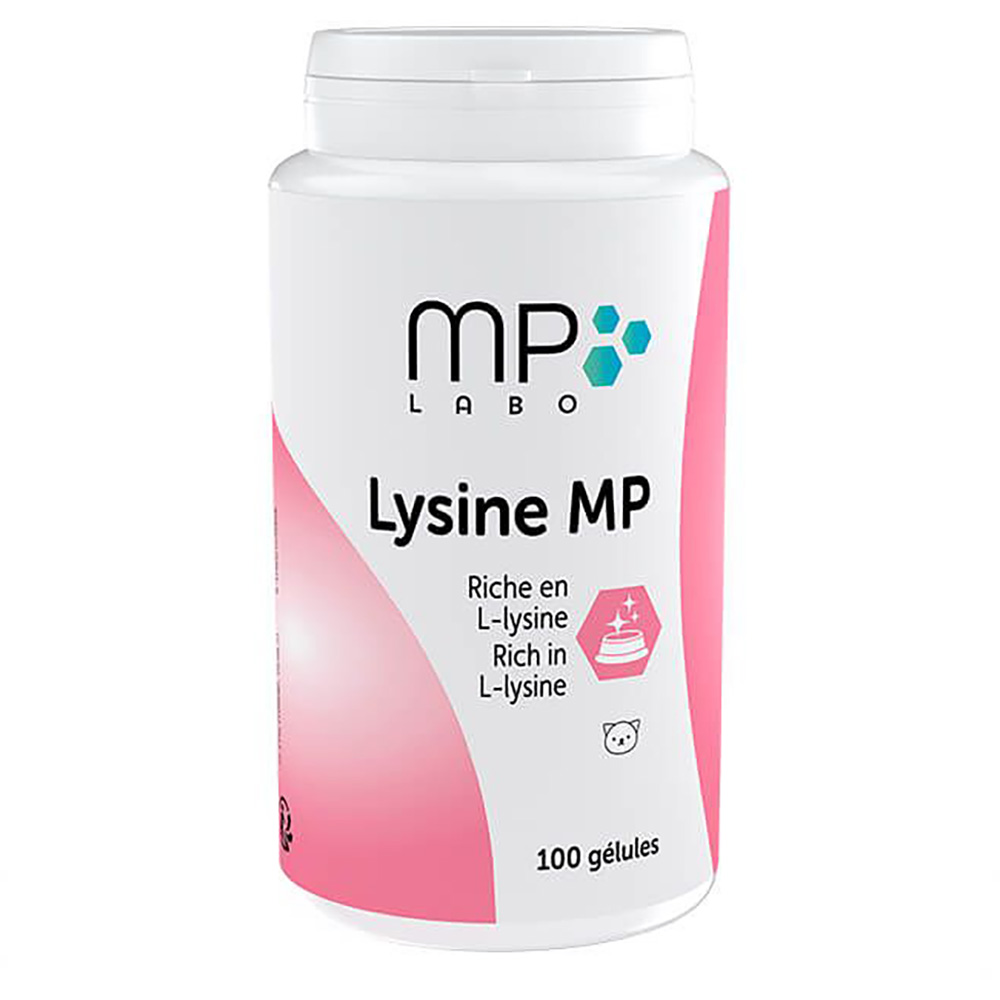 MP Labo 100 capsules  Lysine MP Speciaal en aanvullend kattenvoer