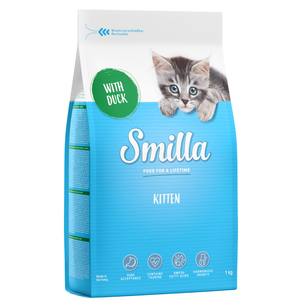 Smilla Kitten met Eend Kattenvoer - 1 kg