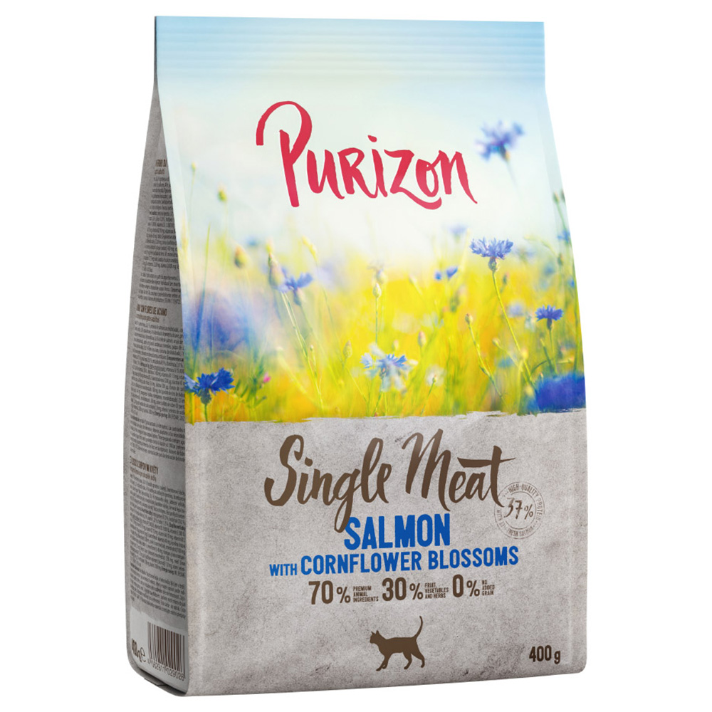 Purizon 400g Single Meat Zalm met Korenbloembloesem  Kattenvoer