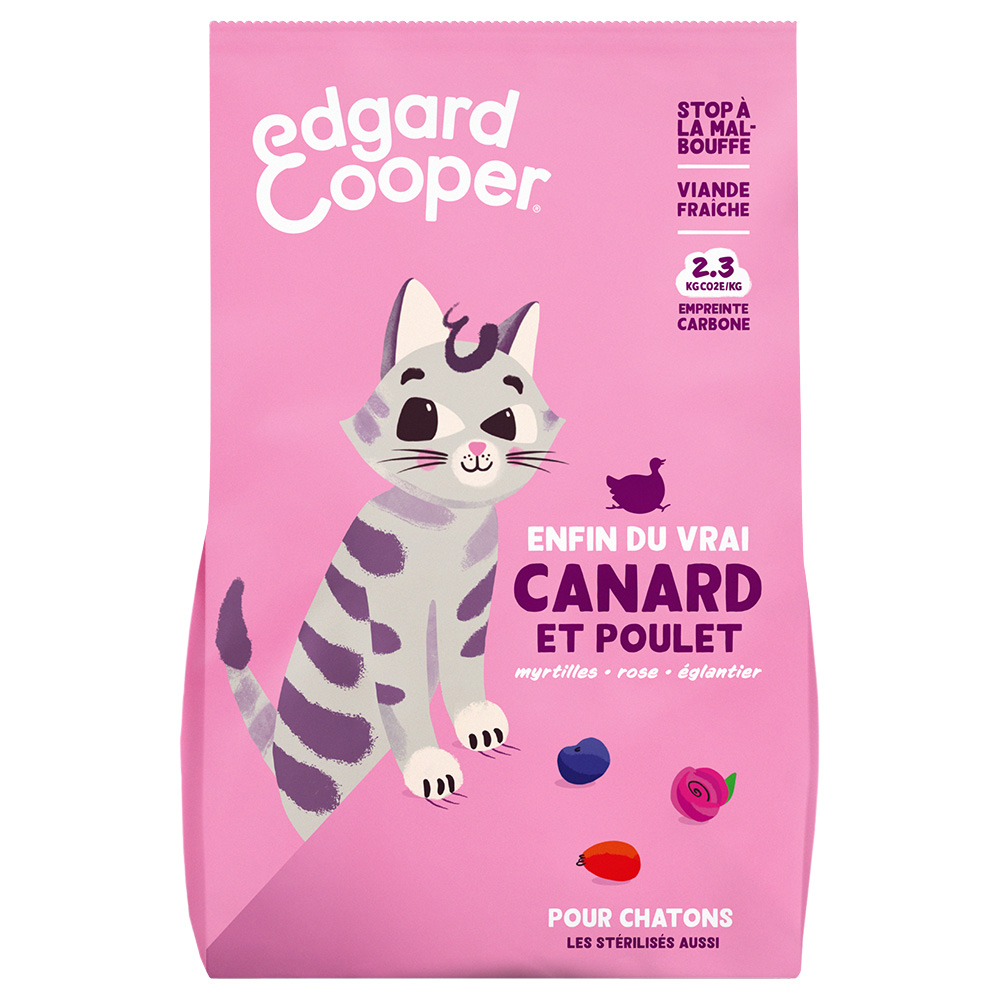 Edgard & Cooper 10% Korting! 2kg Edgard&Cooper Kitten graanvrij met kip en eend - Kitten graanvrij met kip en eend