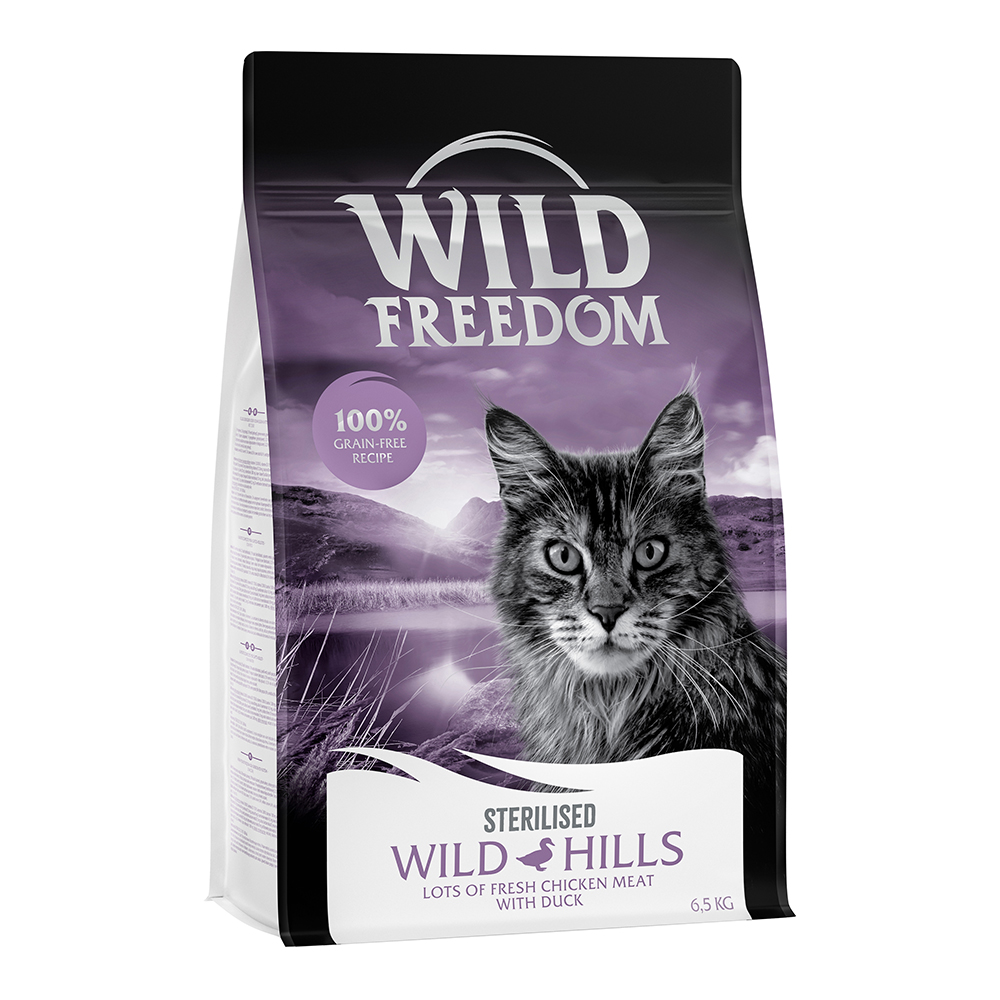 Wild Freedom Adult Wild Hills Sterilised Eend – Graanvrij Kattenvoer - 6,5 kg
