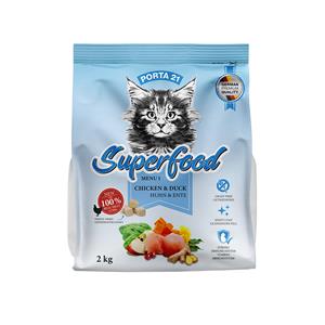 Porta 21 Superfood Menu 1 met Kip & Eend Kattenvoer - 2 kg