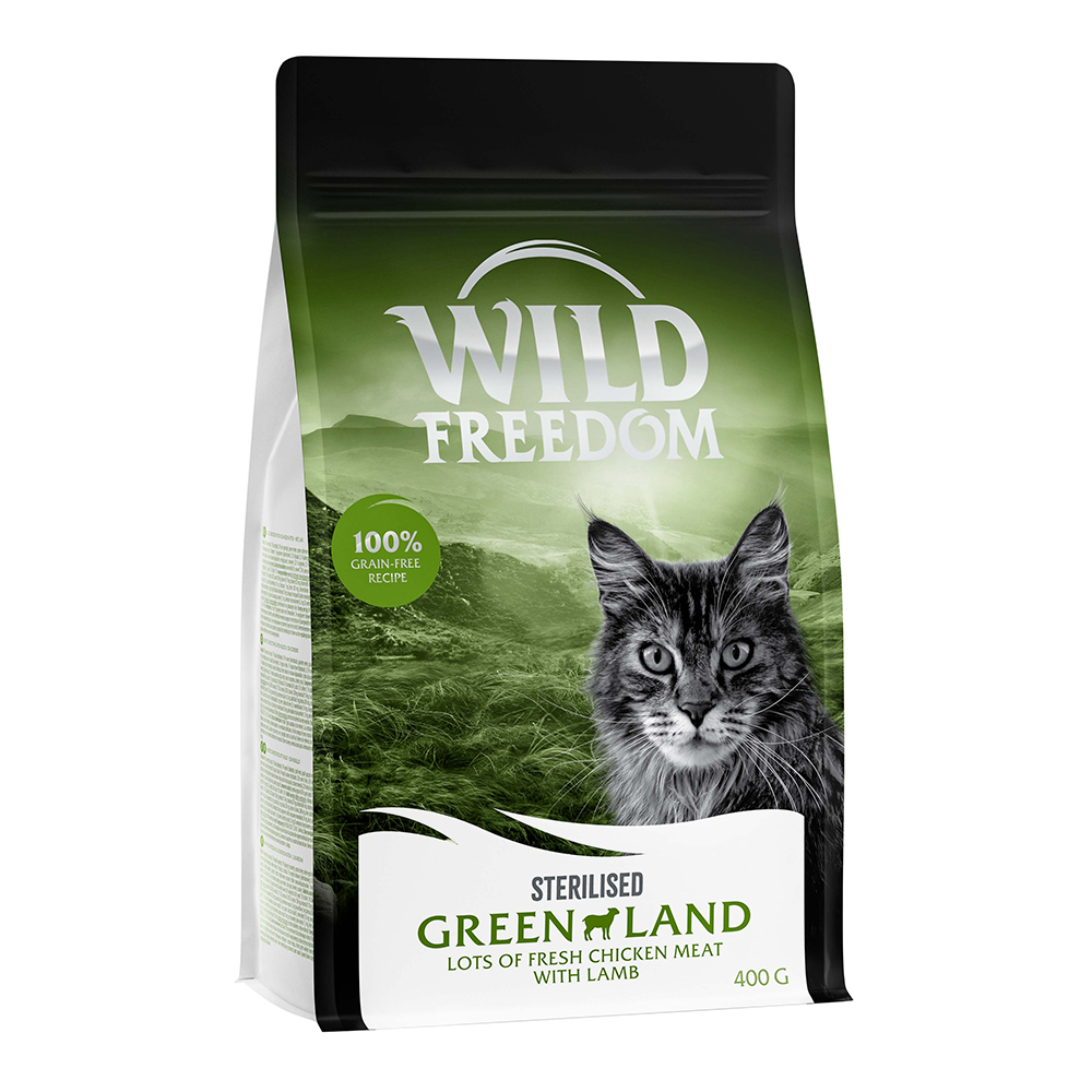 Wild Freedom Adult Green Lands Sterilised Lam – Graanvrij Kattenvoer - 400 g