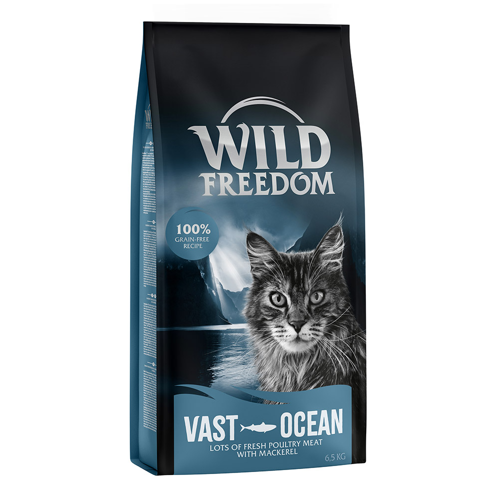 Wild Freedom Adult Vast Oceans met Makreel Kattenvoer - Dubbelpak: 2 x 6,5 kg
