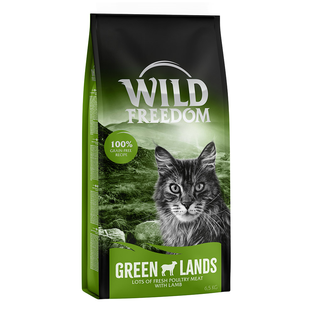 Wild Freedom 2x6,5kg Adult Green Lands Lam  Kattenvoer droog
