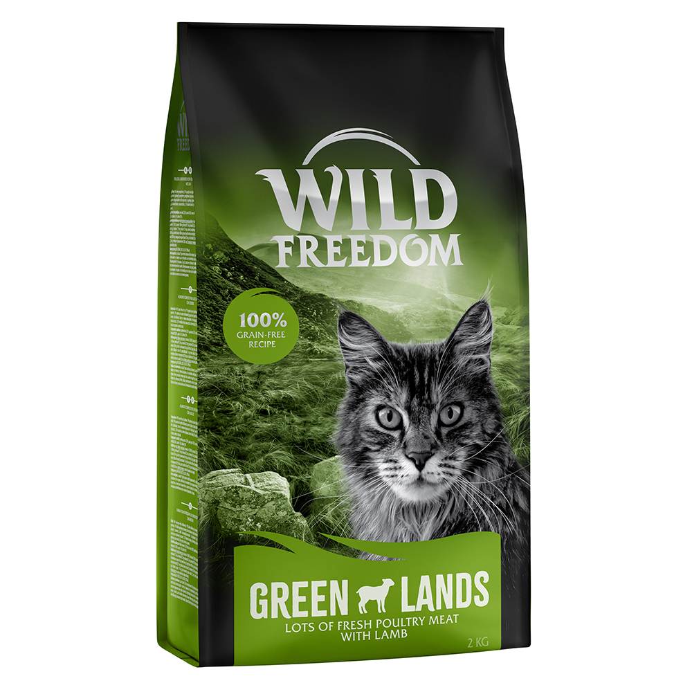 Wild Freedom 3x2kg Green Lands Lam  Kattenvoer