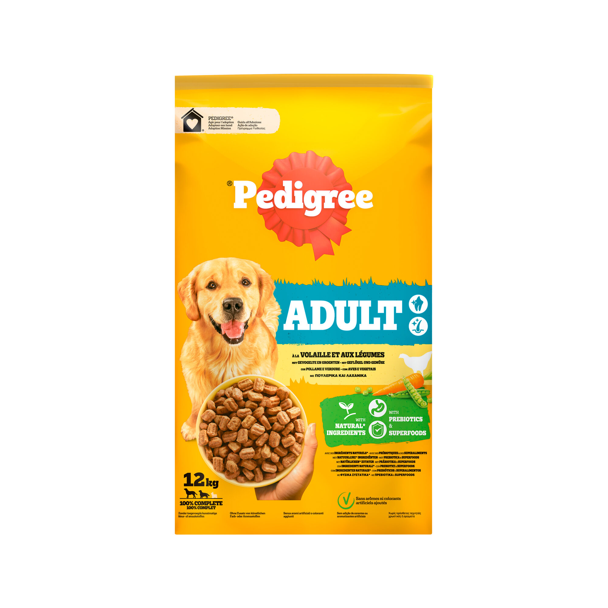 Pedigree Droog Adult - Hondenbrokken - Gevogelte & Groenten