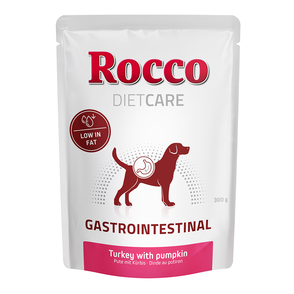 Rocco Diet Care Gastro Intestinal Kalkoen met Pompoen 300 g - Zakje Hondenvoer 6 x 300 g