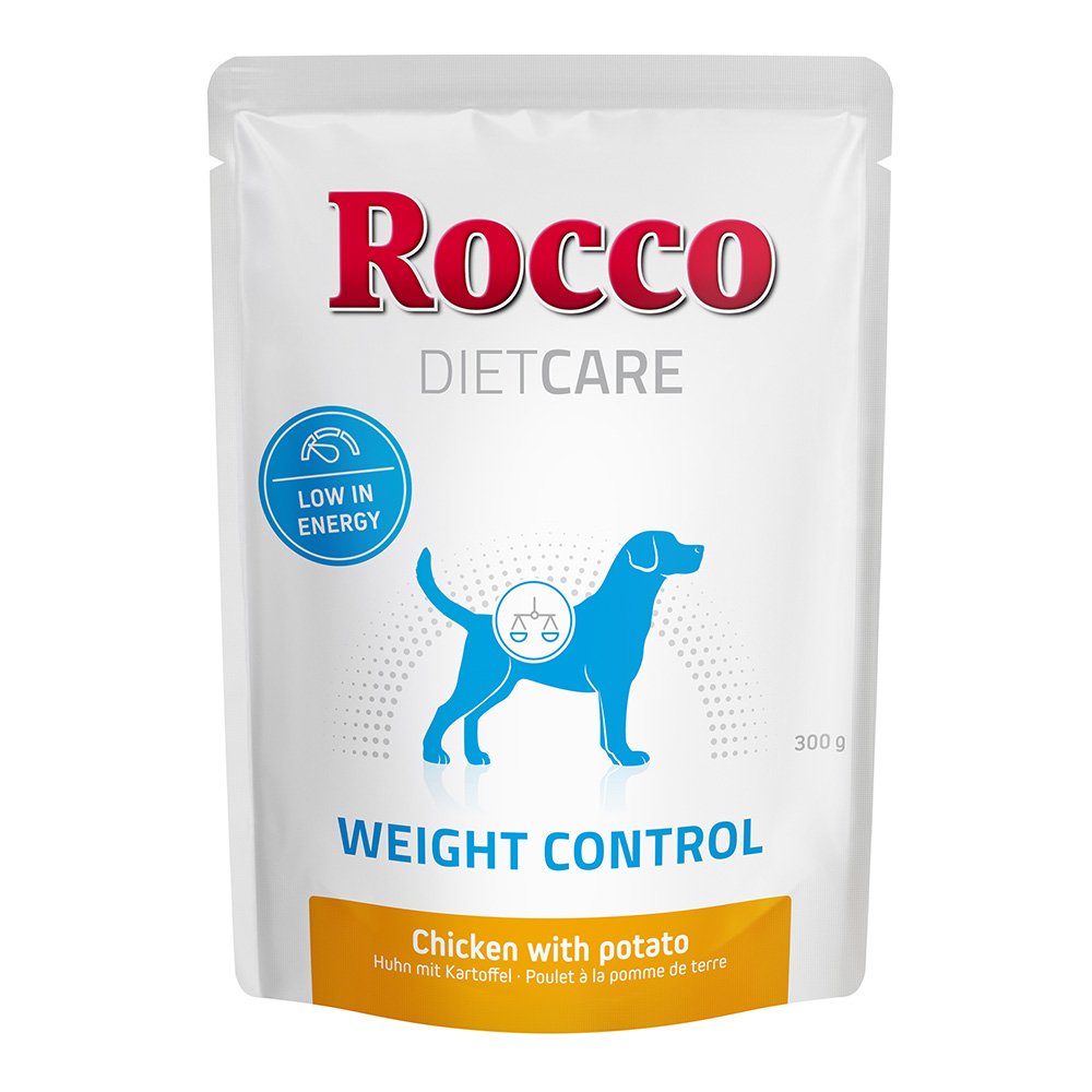 Rocco Diet Care Weight Control Kip met Aardappel 300 g - Zakje Hondenvoer 6 x 300 g
