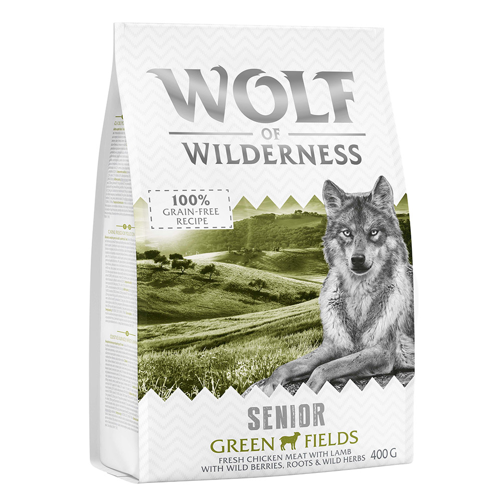 Wolf of Wilderness Senior Green Fields Hondenvoer 400 g