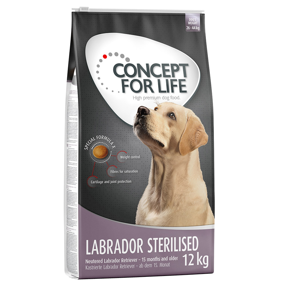 Concept for Life 2x12kg Labrador Sterilised  Hondenvoer