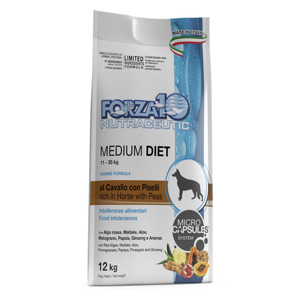 Forza10 Diet Dog 12kg Horse & Pea Medium & Toy Forza10 Droog hondenvoer