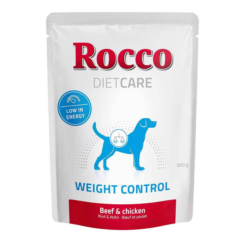 Rocco Diet Care Weight Control Rund & Kip 300g  - Zakje Hondenvoer 6 x 300 g