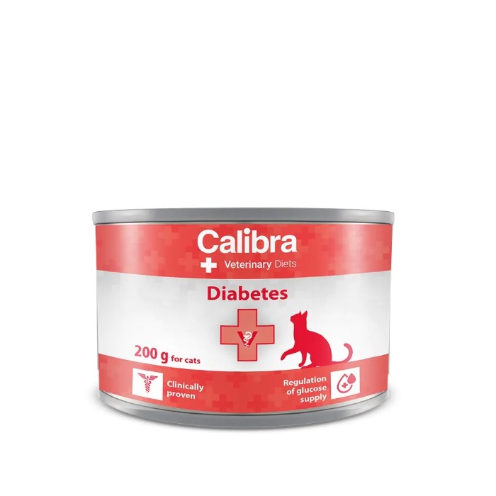 Calibra Veterinary Diets Diabetes natvoer kat 200 gram