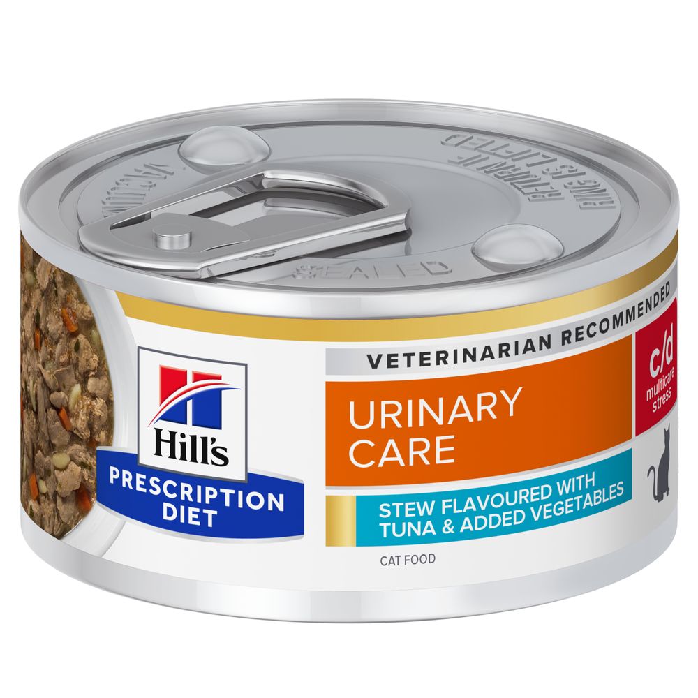 Hill's Prescription Diet 24x 82g Hill’s Prescription Diet Kat C/D Urinary Care met Tonijn Stew kattenvoer nat