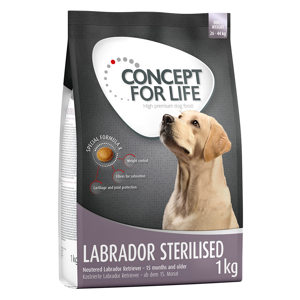 Concept for Life 1kg Labrador Sterilised  Hondenvoer