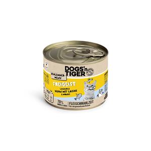 Dogs'n Tiger Voordeelpakket: 12x200g  Snackmenu Kip met Zalm kattenvoer nat