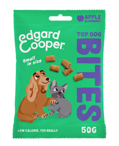 Edgard&Cooper Edgard & Cooper Bites Small Appel&Bosbes hondensnacks 50 gram