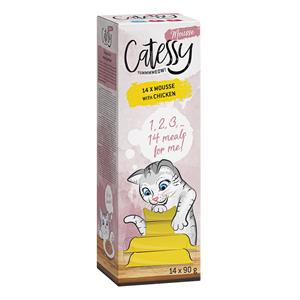 Catessy Mousse Kuipjes 14 x 90 g - met Kip