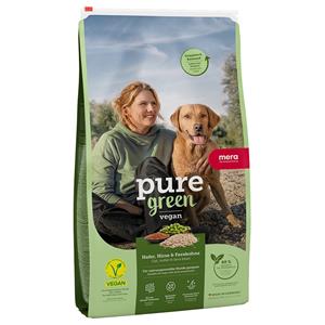 Pure green 10 kg mera  Adult Vegan Haver, Gierst & Favaboon hondenvoer droog