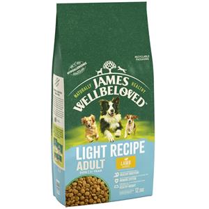 James Wellbeloved 12,5kg Lamb & Rice Light  Hondenvoer