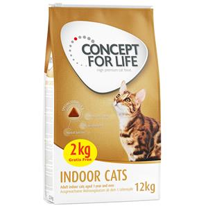 Concept for Life 12kg Indoor Cats  Kattenvoer droog