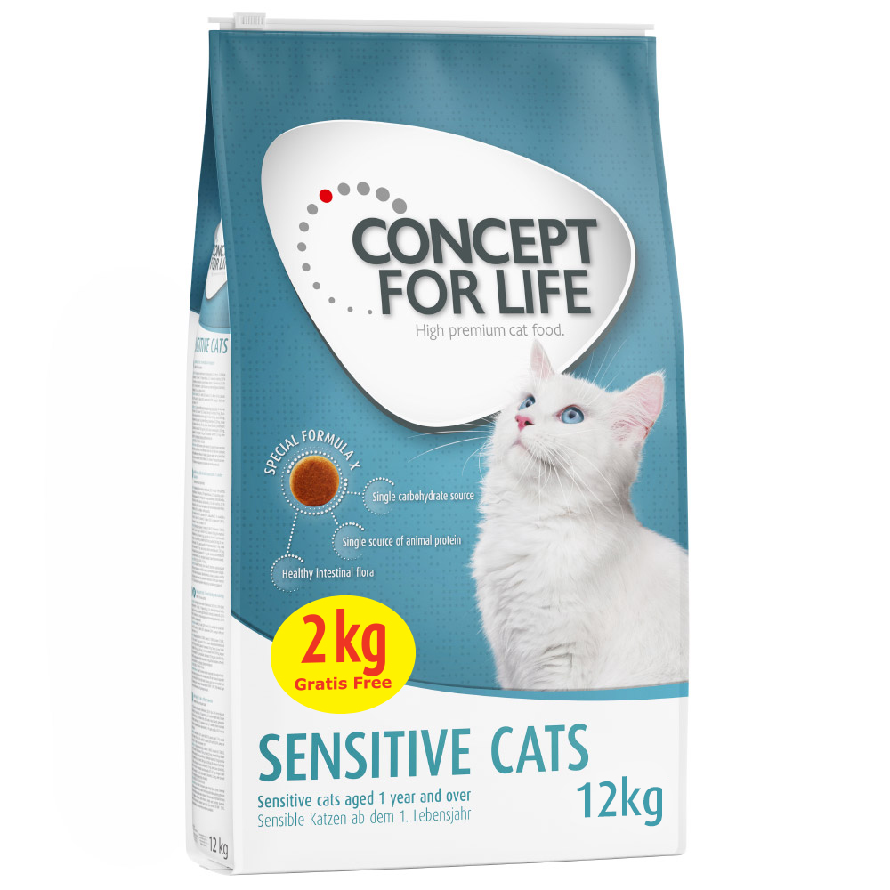 12kg Sensitive Concept for Life Kattenvoer droog