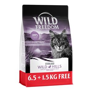 Wild Freedom Adult Wild Hills Sterilised Eend – Graanvrij Kattenvoer - 8 kg