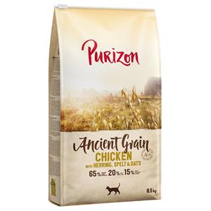Purizon 5,5 kg + 1 kg gratis! 6,5 kg  Kattenvoer Adult Kip met Vis - Ancient Grain