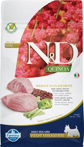N&D Quinoa hondenvoeding small breed Weight Management 800 gr.