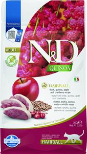 N&D Quinoa kattenvoeding Hairball 300 gr.