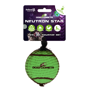 Petsexclusive Dog comets Neutron Star Tennisbal met pieper L Groen 1st