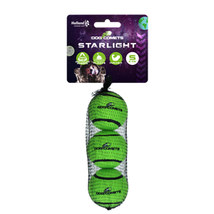 Petsexclusive Dog comets Starlight Tennisbal S Groen 3st
