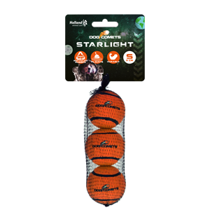 Petsexclusive Dog comets Starlight Tennisbal S Oranje 3st