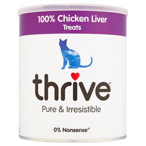 Thrive 135g ! Gevriesdroogde kippenlever kattensnacks in de Maxi Tube
