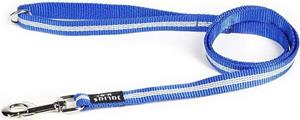 Julius-K9 IDC nylon lijn - met handvat - 19 mm x 1 m - Blauw