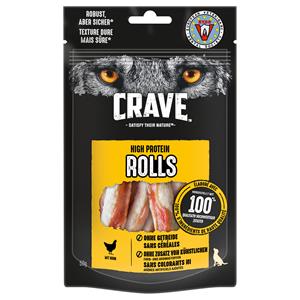 Crave 25% korting!  Adult Protein Snacks - 50 g Kip High Protein Rolls