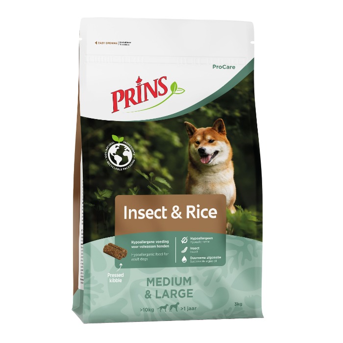 Prins ProCare Insect & Rijst hondenvoer 12 kg