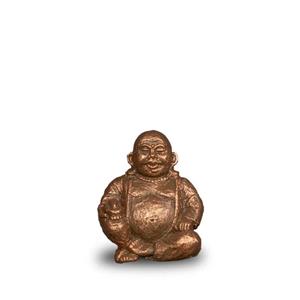 Urnwebshop Mini Happy Buddha Dierenurn Brons Keramiek (0.1 liter)