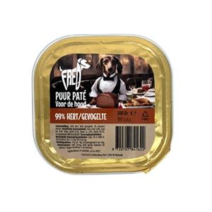 FREDS kuipje hond puur hert / gevogelte (9X300 GR)