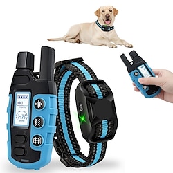 Light in the box 3300ft afstandsbediening, geen schok, trainingshalsband voor honden, oplaadbaar ipx7 waterdichte e-halsband pieptoon trillingen menselijke hondentrainer