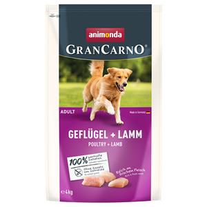 Animonda GranCarno 4kg  Adult Gevogelte + Lam droogvoer voor honden