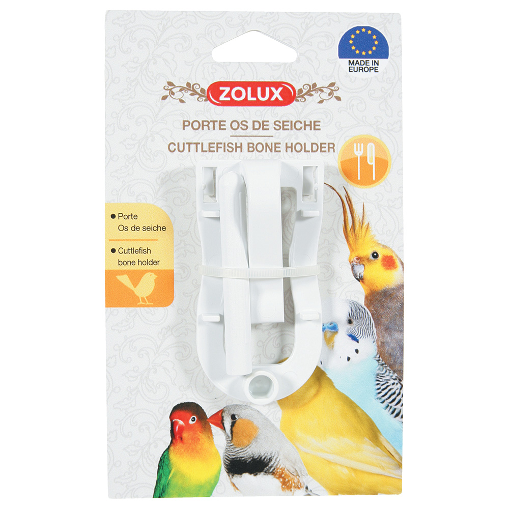 Zolux Sepia schaalhouder voor vogels 2.5x5.5x9cm Vogel