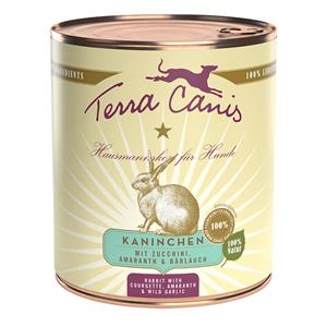 Terra Canis 6 x 800 g  - Konijn met Courgette, Amaranth & Bieslook Hondenvoer