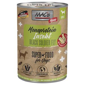 MAC's 24x375g  Mono insecten natvoer voor honden